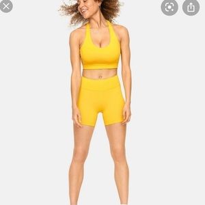 Outdoor Voices Techsweat Flex Shorts in Sunshine